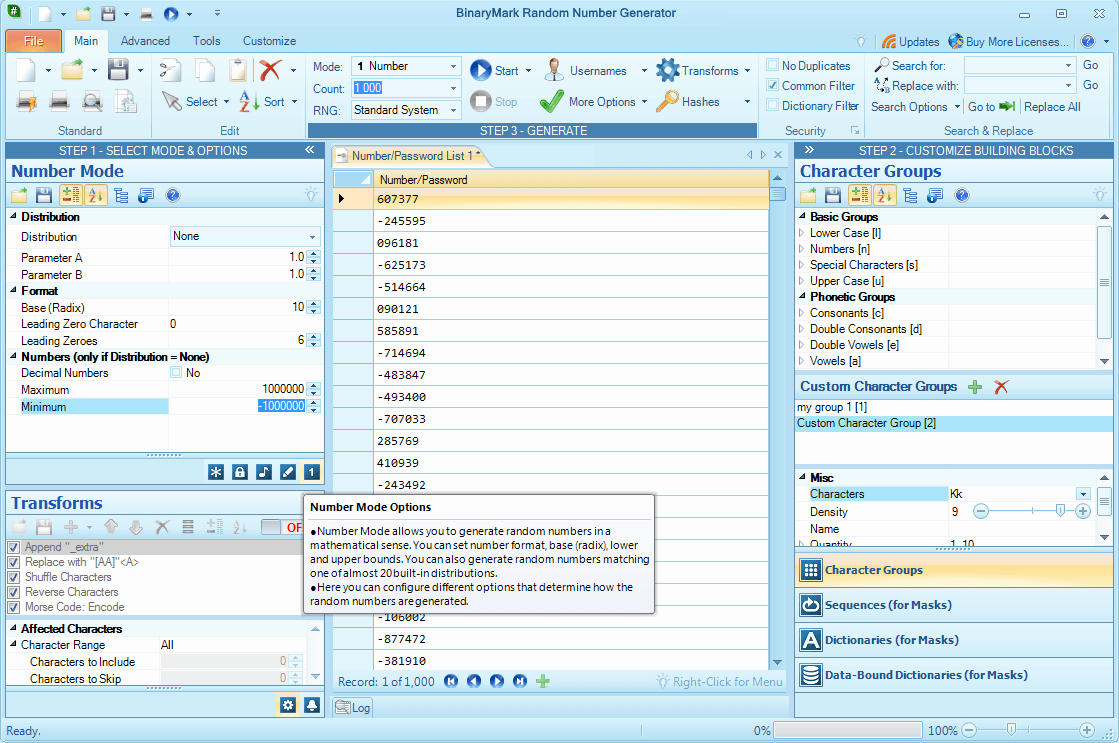 Random Number List Generator Examples And Forms