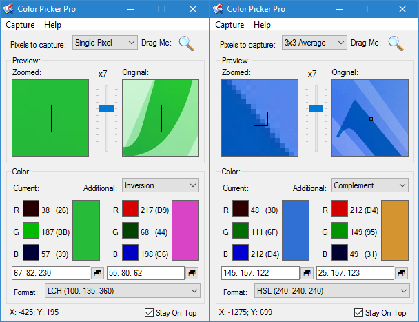 Color Picker Pro Free software